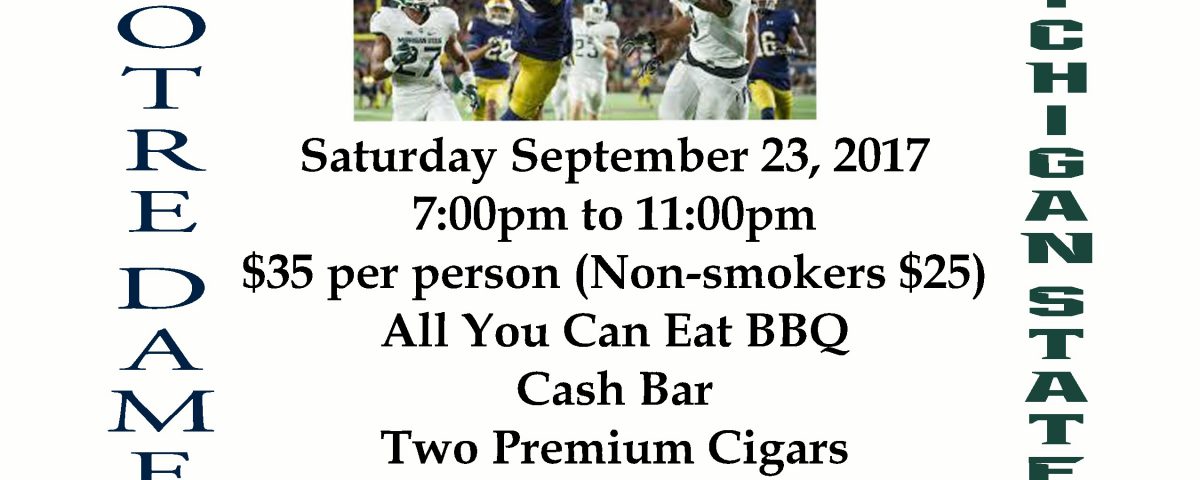 2017 Cigar Night Flyer